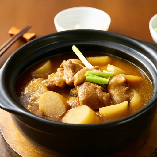 Simmered Daikon and Chicken