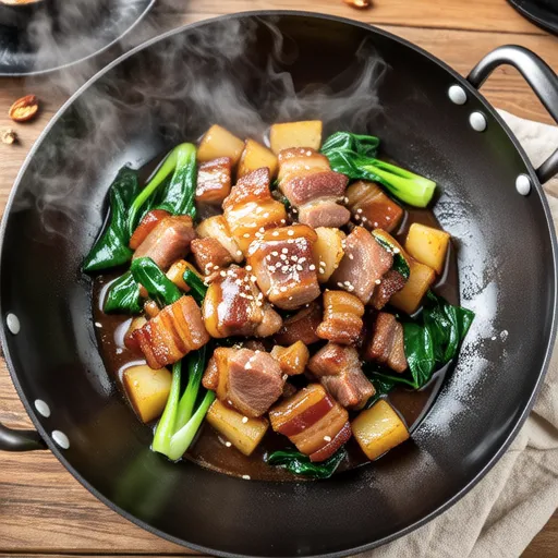 Pork and Turnip Ginger Stir-fry
