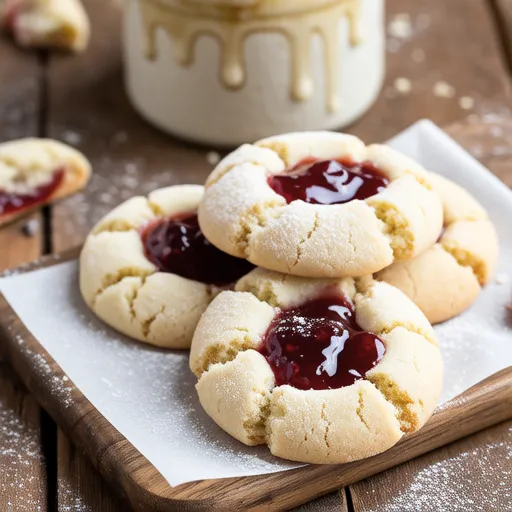 Strawberry Jam Cookies