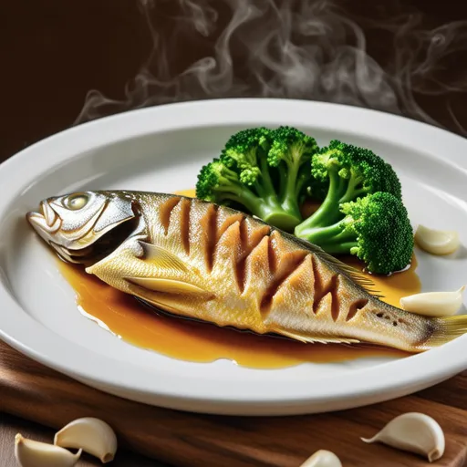 Sea Bream and Broccoli Mustard Bake