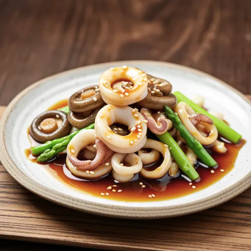 Stir-fried Squid with Yuzu Pepper