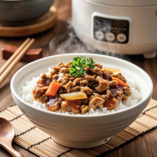 Chicken Mince Hayashi Rice