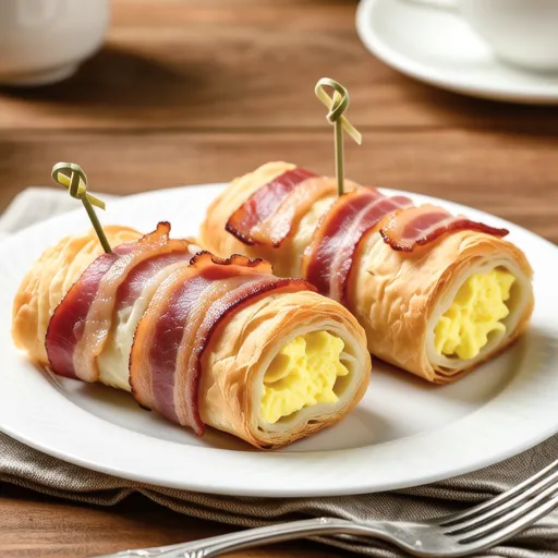 Bacon Egg Roll Toast