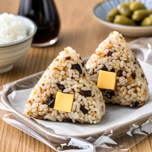Okaka and Takuan Onigiri