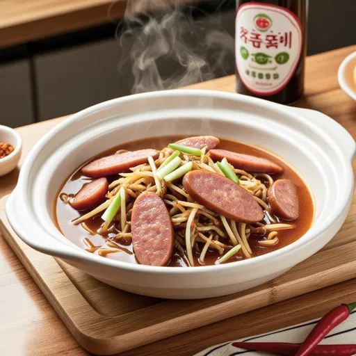 Sausage Bean Sprout Stew