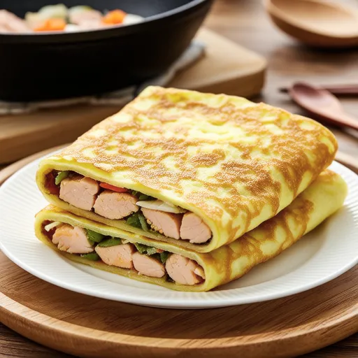 Seasoned Sardine Omelette