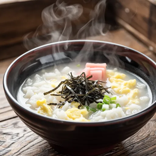 Ume and Tororo Kombu Rice Soup