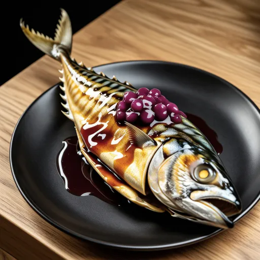 Grilled Spanish Mackerel with Plum Soybean Paste