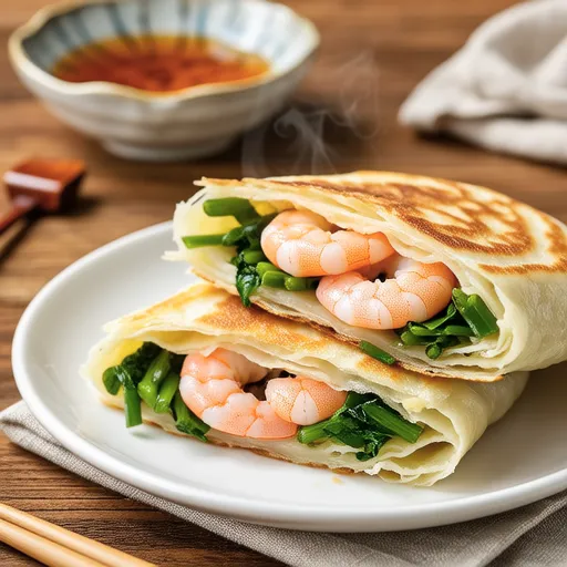 Shrimp Chive Pancake
