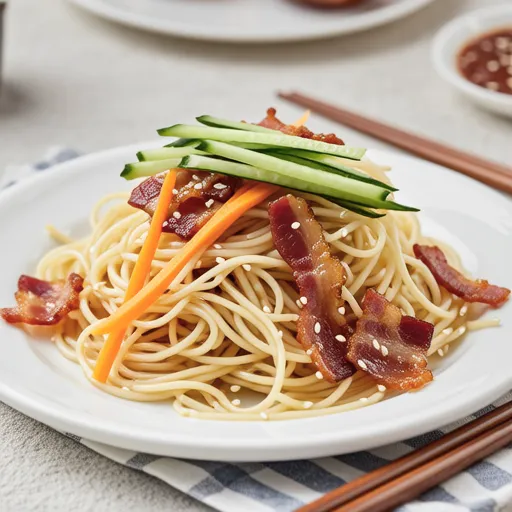 Bacon and Vermicelli Salad