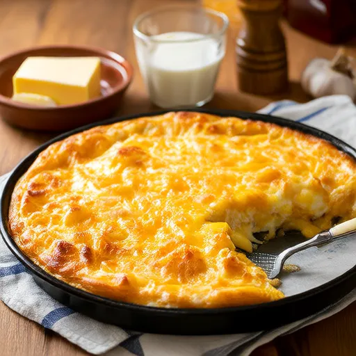 Kartoffel-Ei-Gratin mit Käse