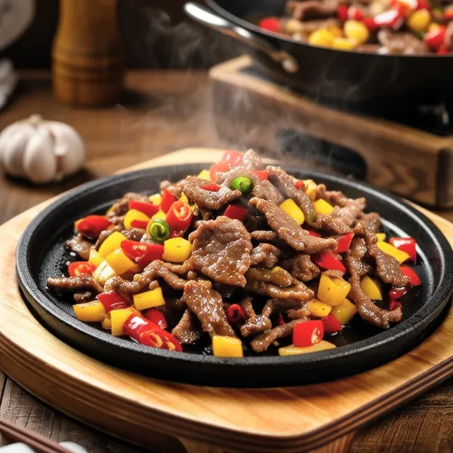 Beef Stir-fry with Bell Peppers