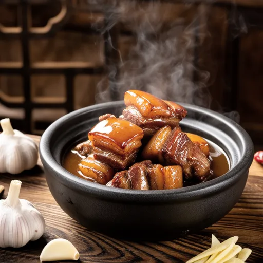 Braised Pork with Garlic