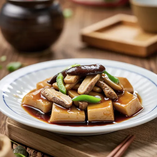 Konjac with Garlic Butter Soy Sauce