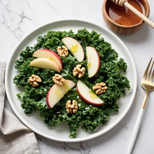 Kale and Apple Honey Salad