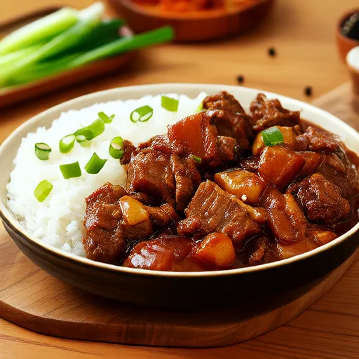 Cerdo con Salsa de Soja