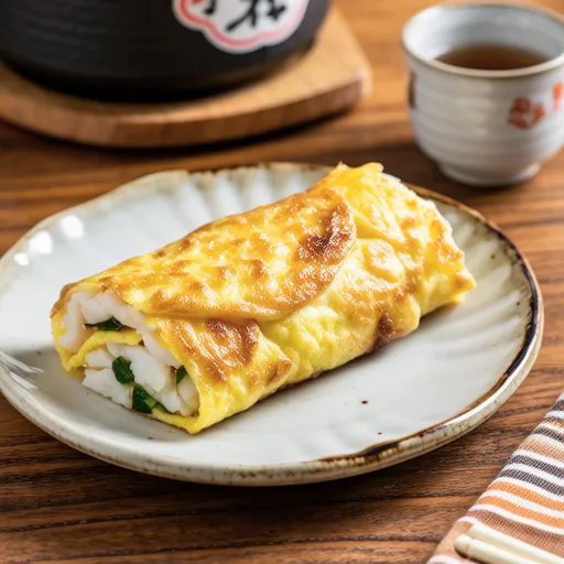 Ikana-go no Kugini Tamagoyaki (Sweetfish Simmered Egg Roll)