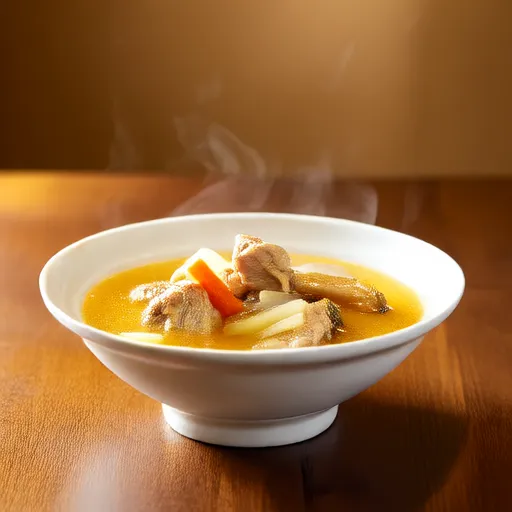 크리미 치킨과 당근 수프