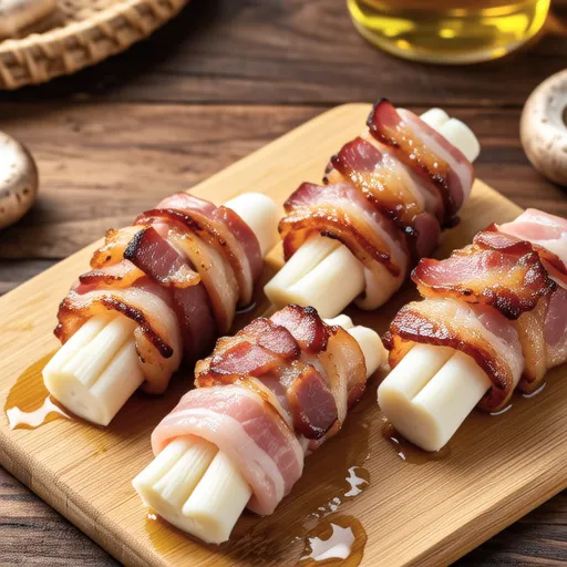Bacon Mushroom Rolls