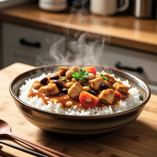 Chicken and Bean Tomato Curry
