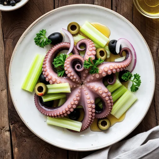 Octopus and Celery Vinegar Salad