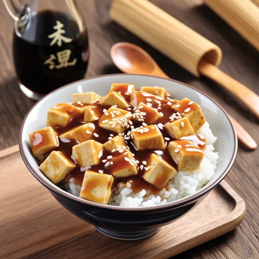 Tofu Egg Rice Bowl