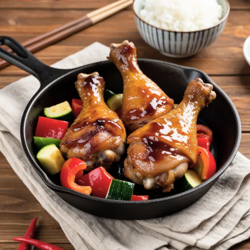 Chicken and Diced Vegetables Marmalade Bake
