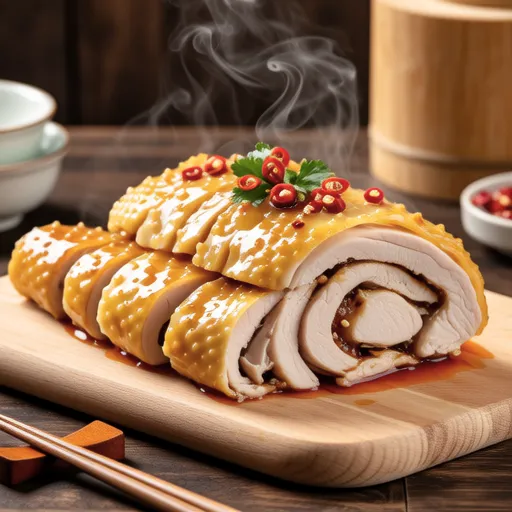 Chicken Char Siu with Raw Shichimi