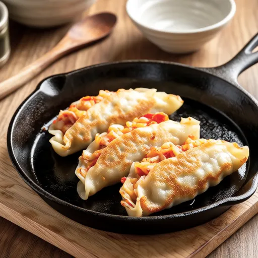 Mandu Pancake with Kimchi