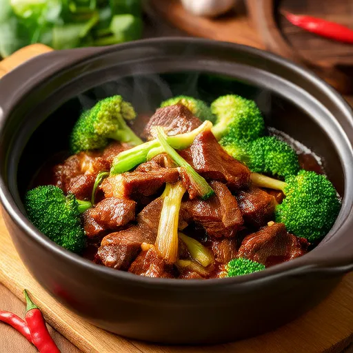 Manzo saltato con broccoli