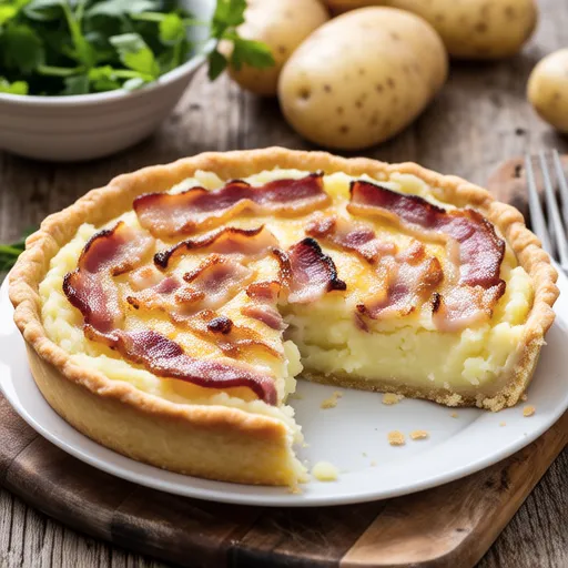 Bacon Mashed Potato Tart
