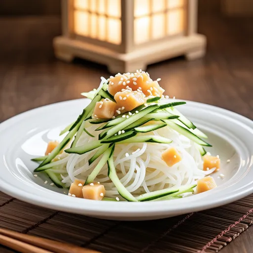 Daikon and Cucumber Tuna Mayo Salad