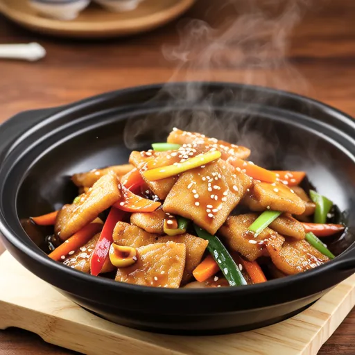 Stir-fried Fish Cake with Bell Pepper
