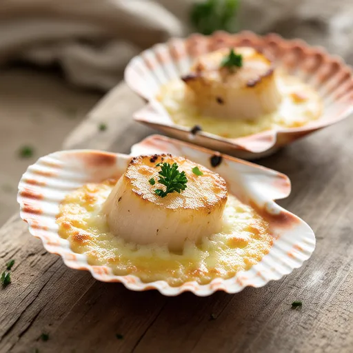 Scallop Gratin