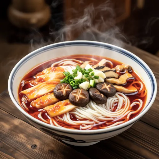 Spicy Kimchi Udon