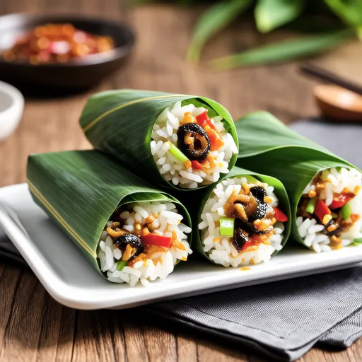 Anchovy Chili Perilla Leaf Rice Balls
