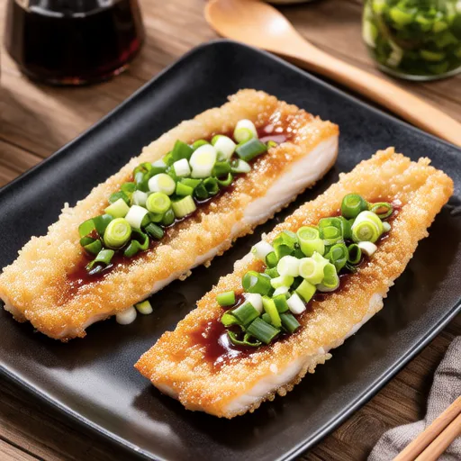 Sawara with Green Onion Flavored Sauce