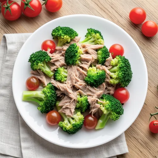 Tuna and Broccoli Mayo Mustard Salad