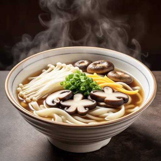 Mushroom Ankake Udon