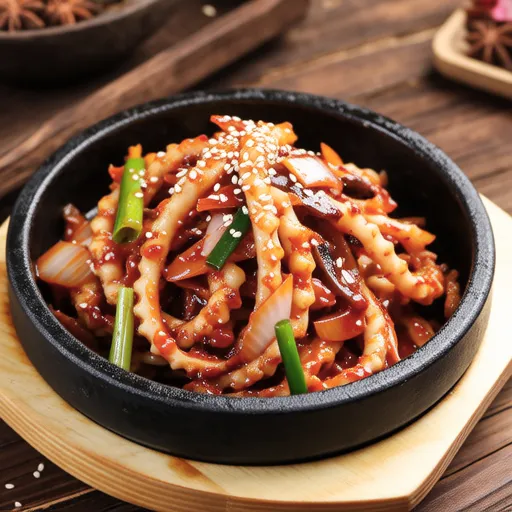 Spicy Stir-fried Squid