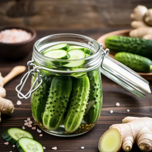 Cucumber and Myoga Salt Kombu Pickles