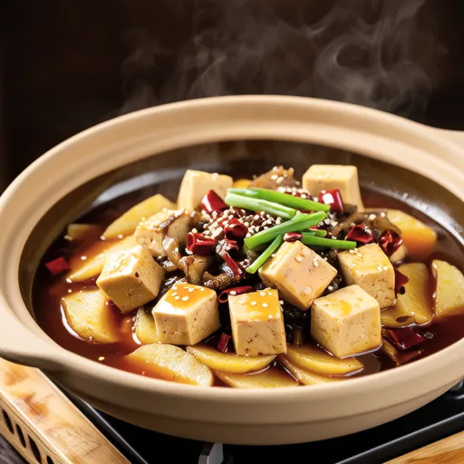Tofu and Potato Hot Pot
