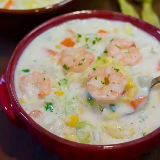 海老とトロトロ白菜のチャウダー