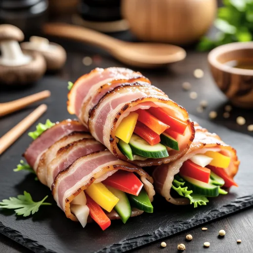 Bacon Wrapped Vegetables