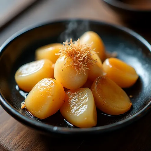 Konjac and Lotus Root Simmered Dish