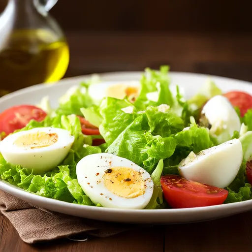 Tomato and Lettuce Egg Salad