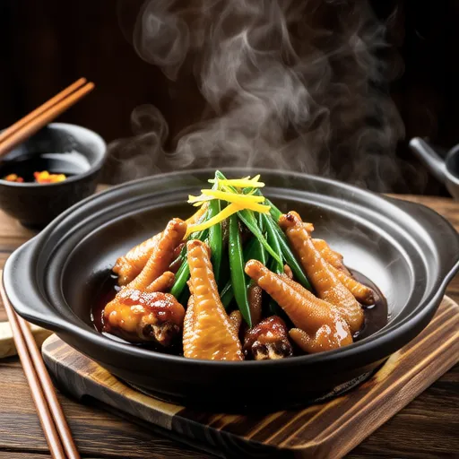 Chicken and Pea Shoots Stir-fry with Ponzu Sauce