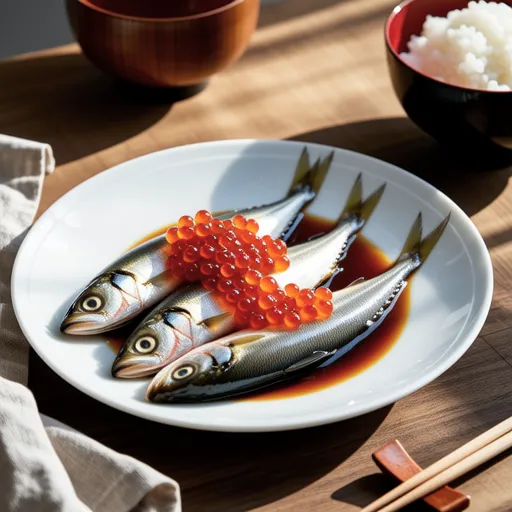 Tender Sardines Simmered with Umeboshi