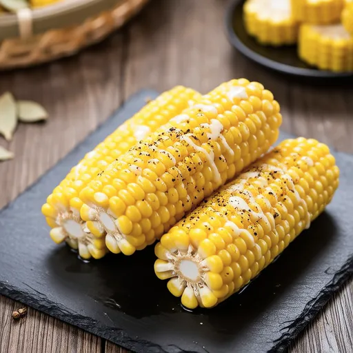 Young Corn with Mentaiko Butter
