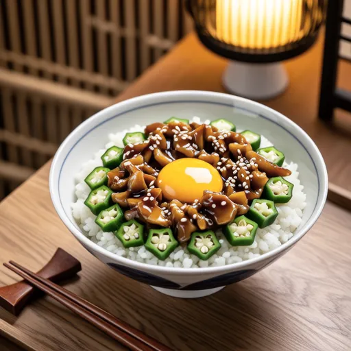 Tuna Okra Rice Bowl